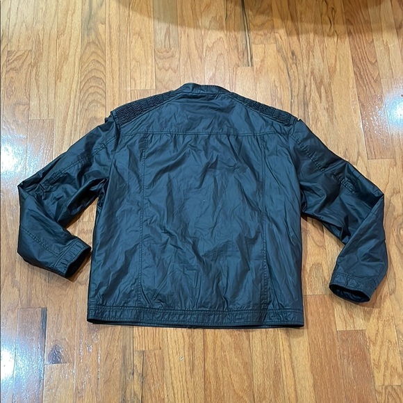 Black Lightweight JacketSize XL Harley Davidson Pockets Shoulder detail Cotton - Picture 10 of 16